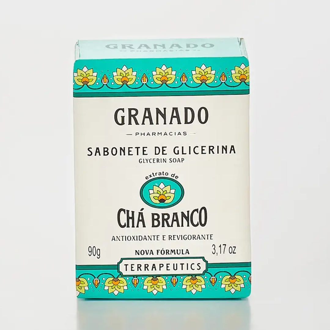 Lot of 10 Glycerin White Tea Bar Soap Skin Fragance Vegan 90g Granado