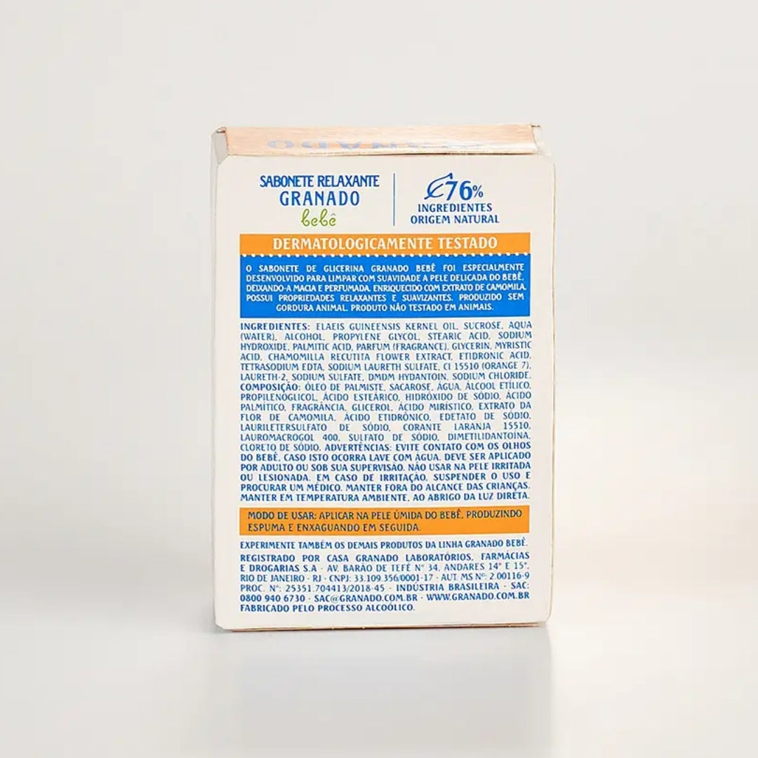 Lot of 10 Glycerin Chamomile Baby Vegan Delicate Skin Bar Soap 90g