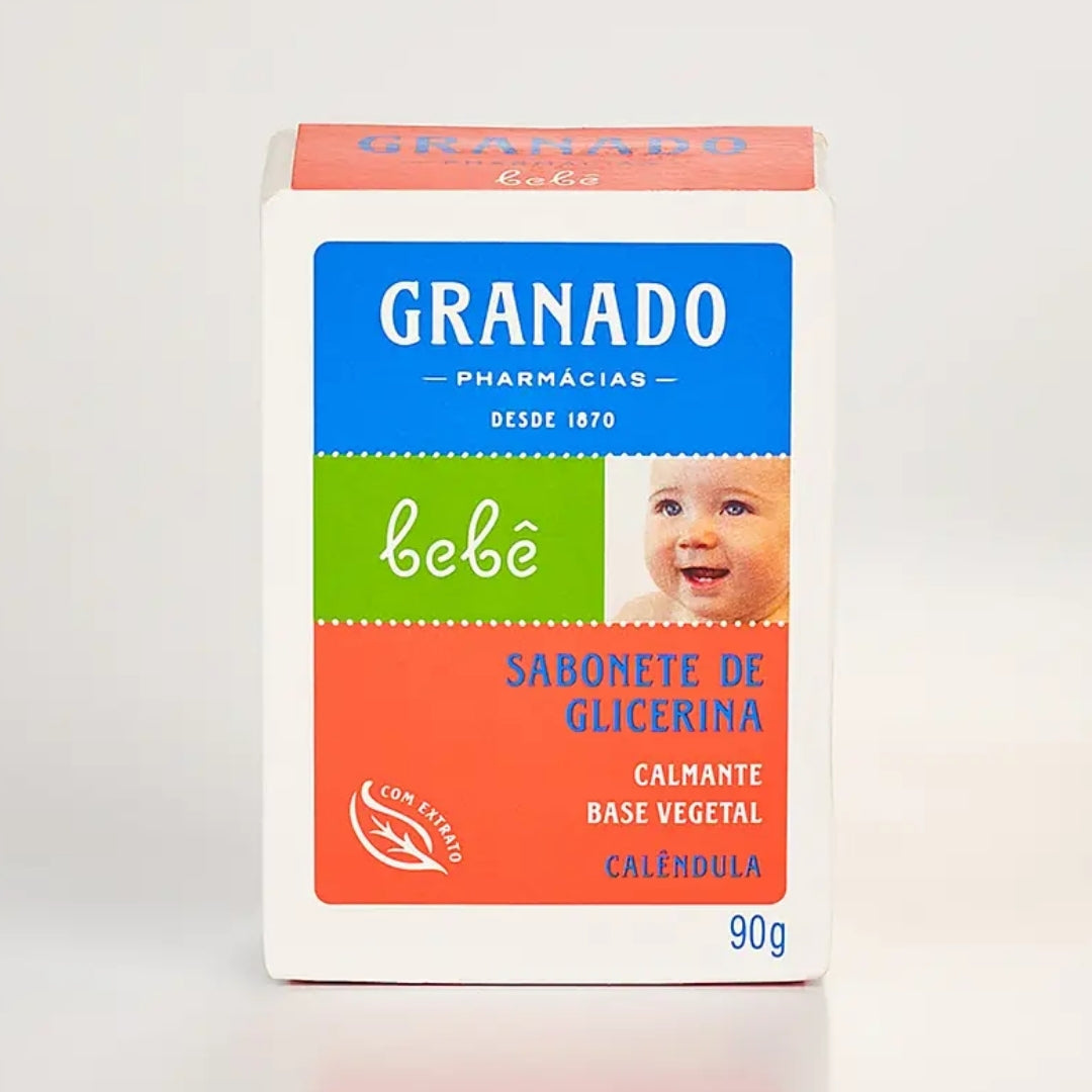 Lot of 10 Glycerin Calendula Baby Vegan Delicate Skin Bar Soap 90g Granado