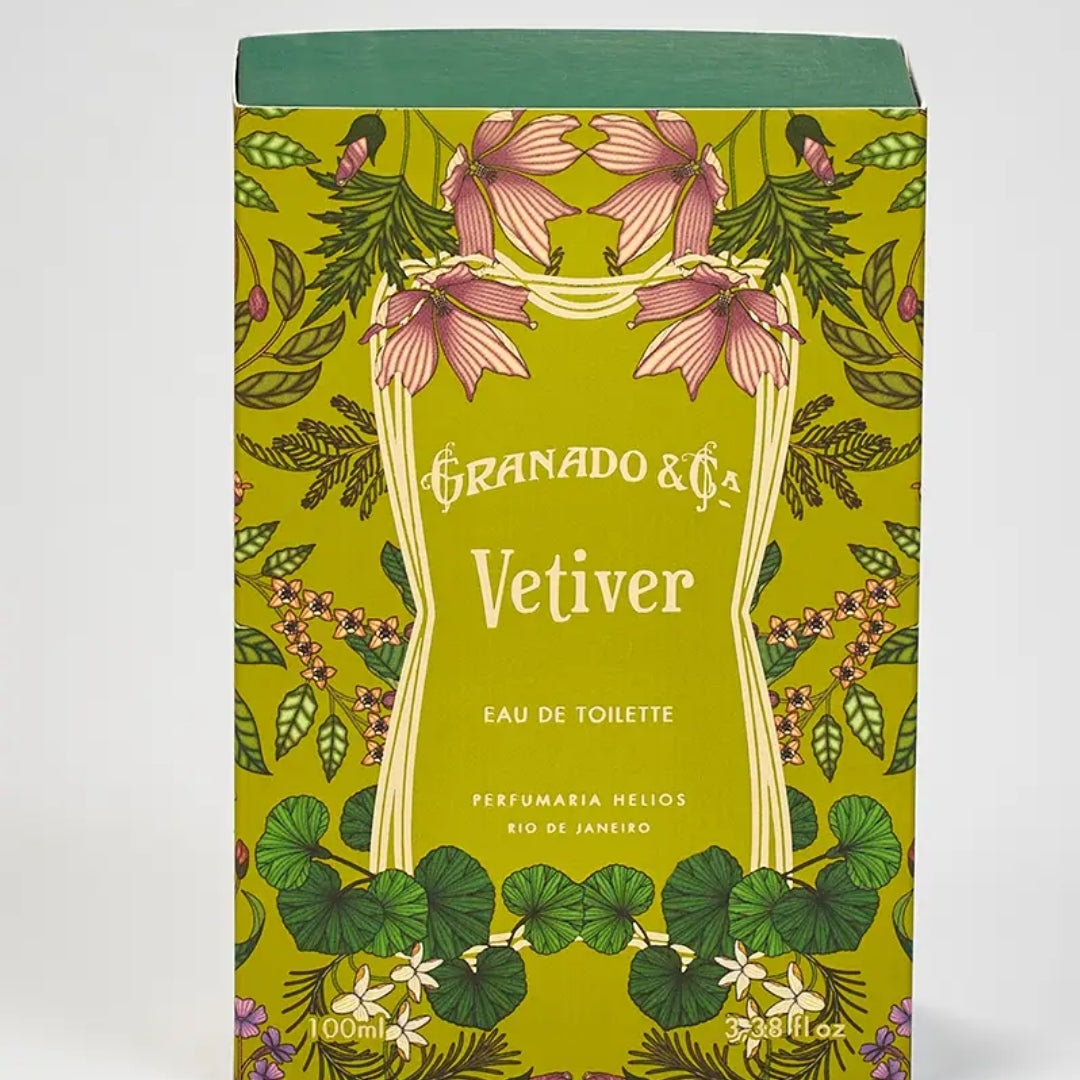 Vetiver Eau de Toilette Perfume Woody Floral Fragance 100ml Granado