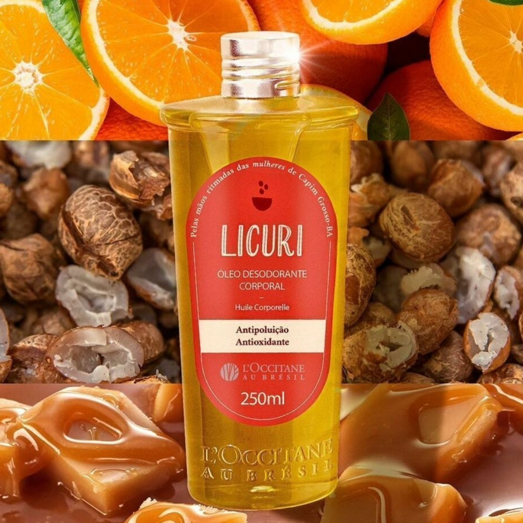 Licuri Deodorant Body Oil Antioxidant Body Skin Care 250ml L'occitane