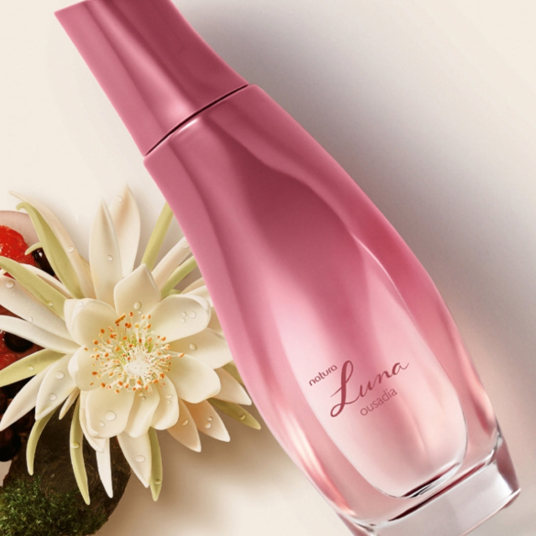 Luna Ousadia Deo Cologne Vegan Chypre Body Fragance 75ml Natura Perfume