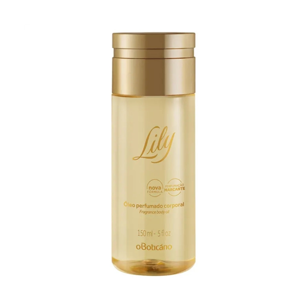 Lily Perfumed Body Deodorant Moisturizing Relaxing Oil 150ml O Boticário