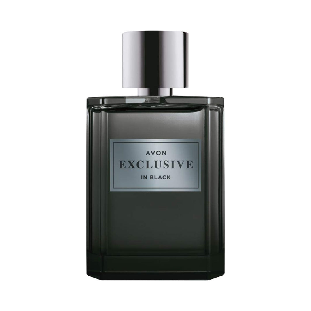 Exclusive in Black Deo Cologne Herbal Woody Body Fragance 75ml Avon