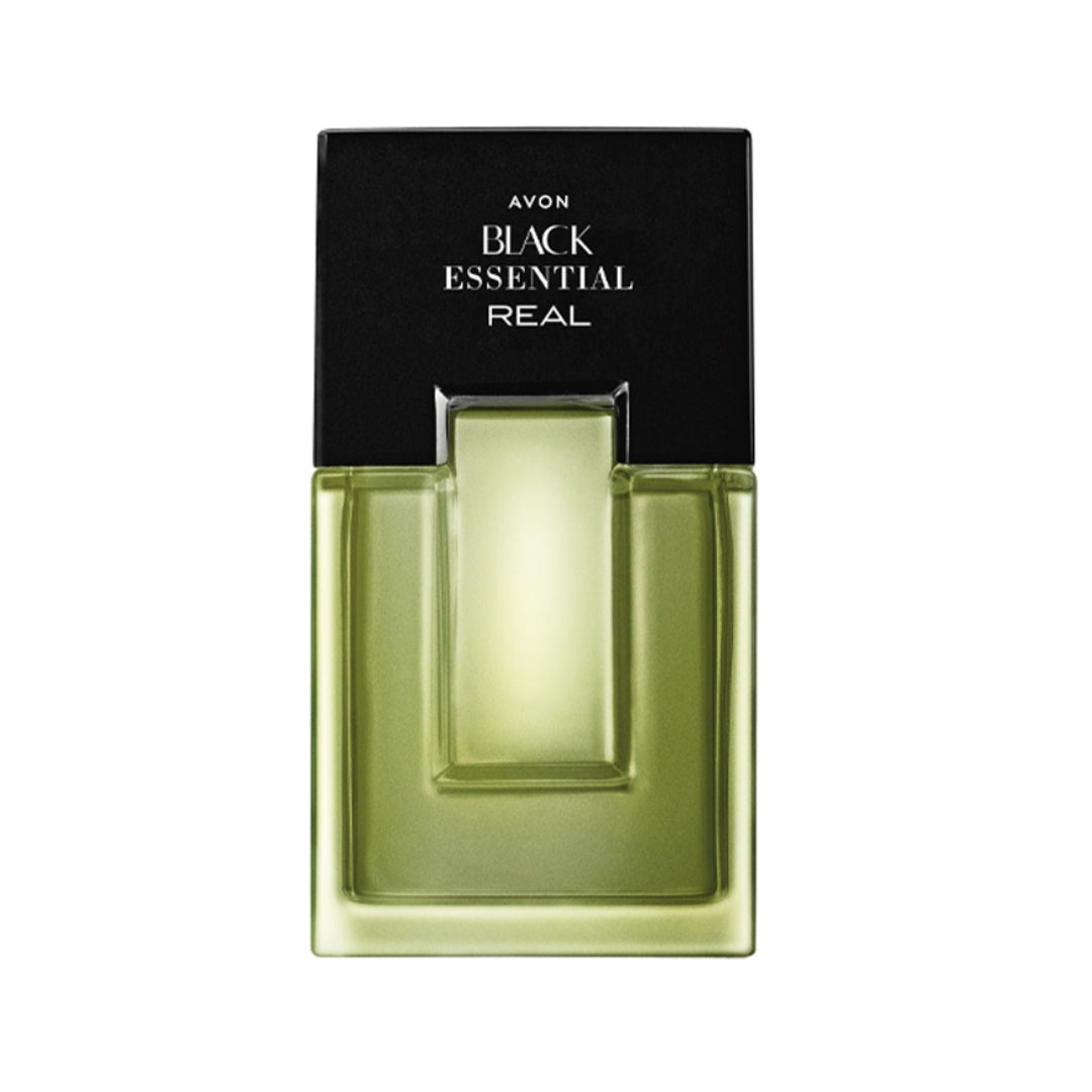 Black Essential Real Deo Cologne Woody Aromatic Body Fragance 100ml Avon