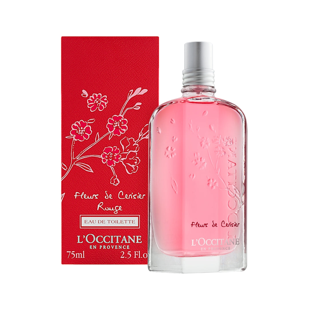 Flor de Cerejeira Rouge Eau de Toilette Sensual Body Fragance 75ml L'occitane