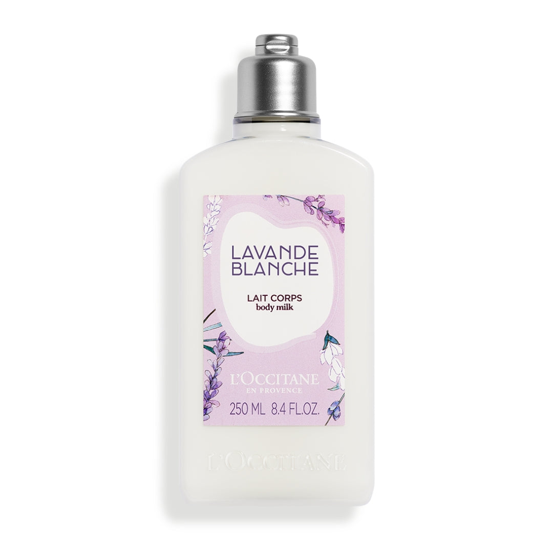 Lavande Blanche Body Lotion Skin Care Lavender 250ml L'occitane