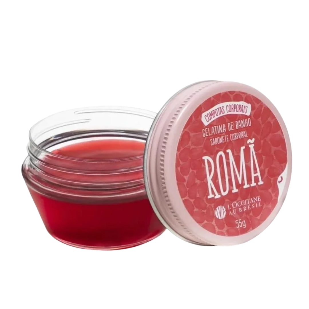Roma Pomegranate Bath Jelly Body Soap Daily Skin Care 55g L'occitane