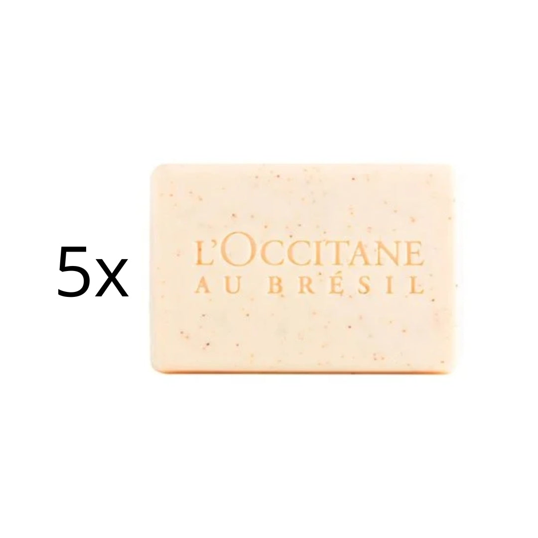 Lot of 5 Mandacaru Creamy Soap Bath Body Skin Care 75g L'occitane