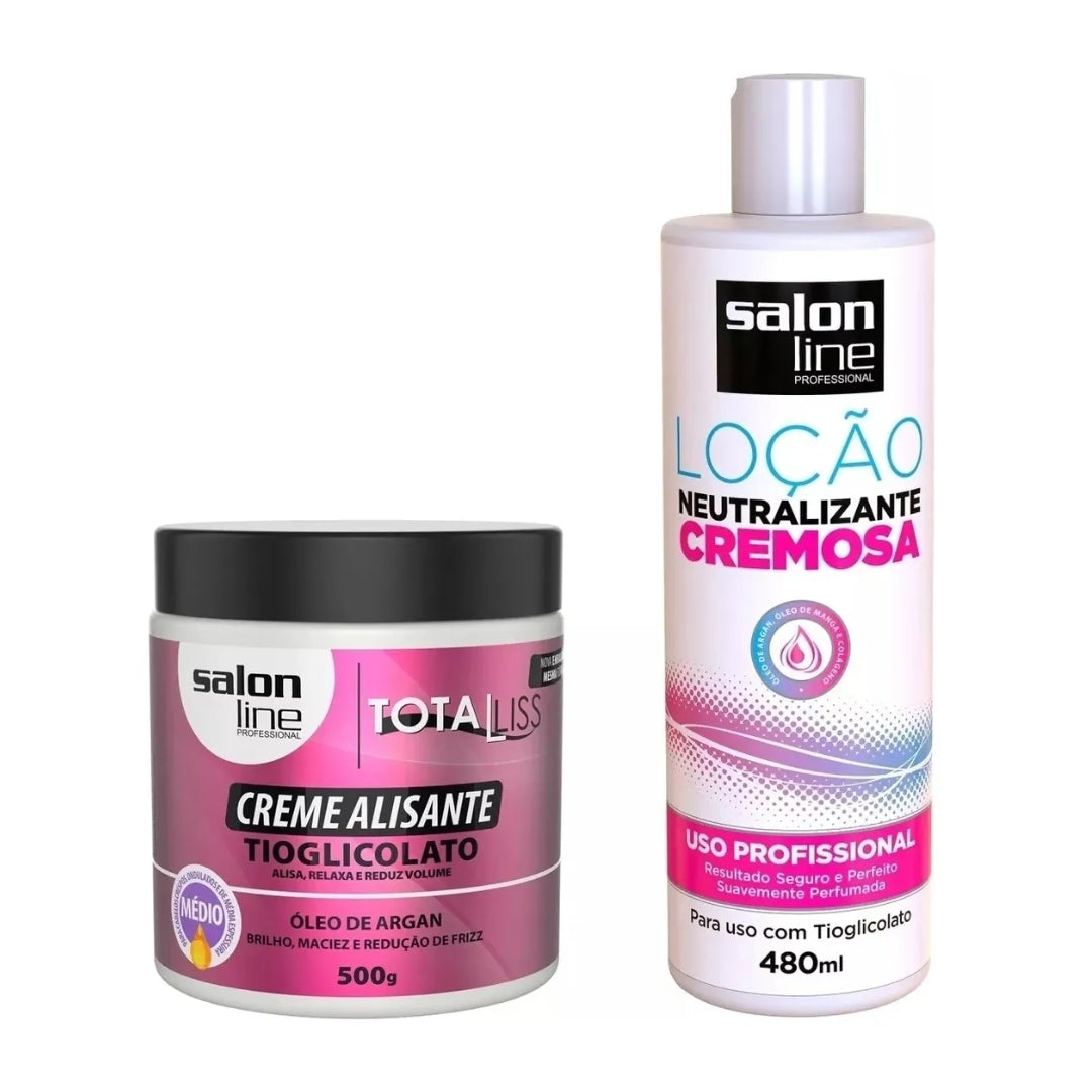 Thioglycolate Medium Straighteningwith + Neutralizer Kit Salon Line