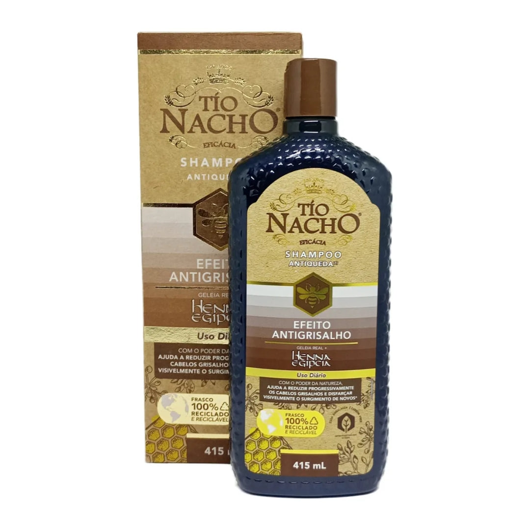 Anti-Hair Loss Shampoo Anti-Grey Effect 4Shine Softness 15ml Tio Nacho