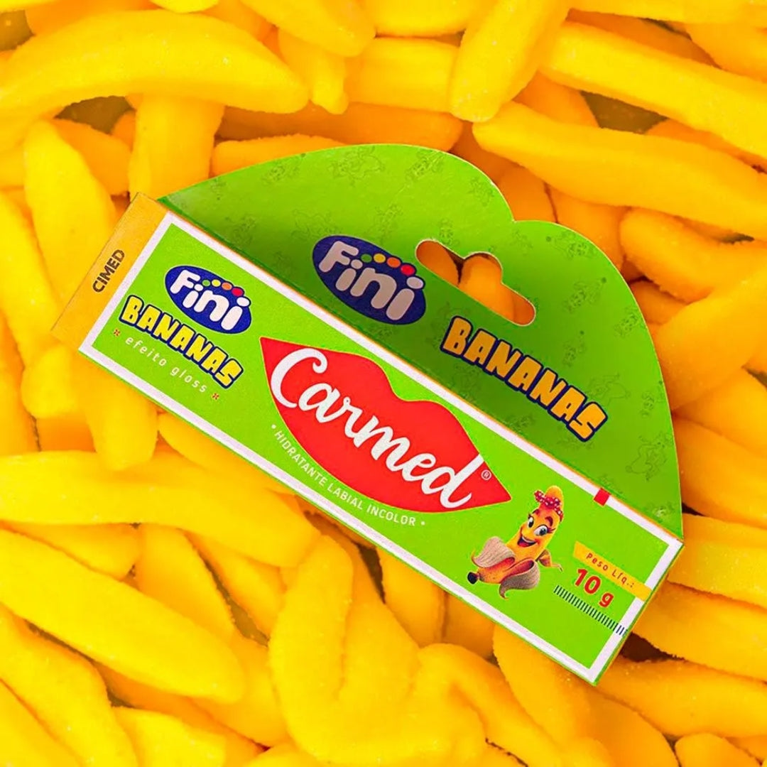 Lot of 5 Cimed Carmed Fini Jelly Banana Lip Gloss Moisturizer 10g Vegan