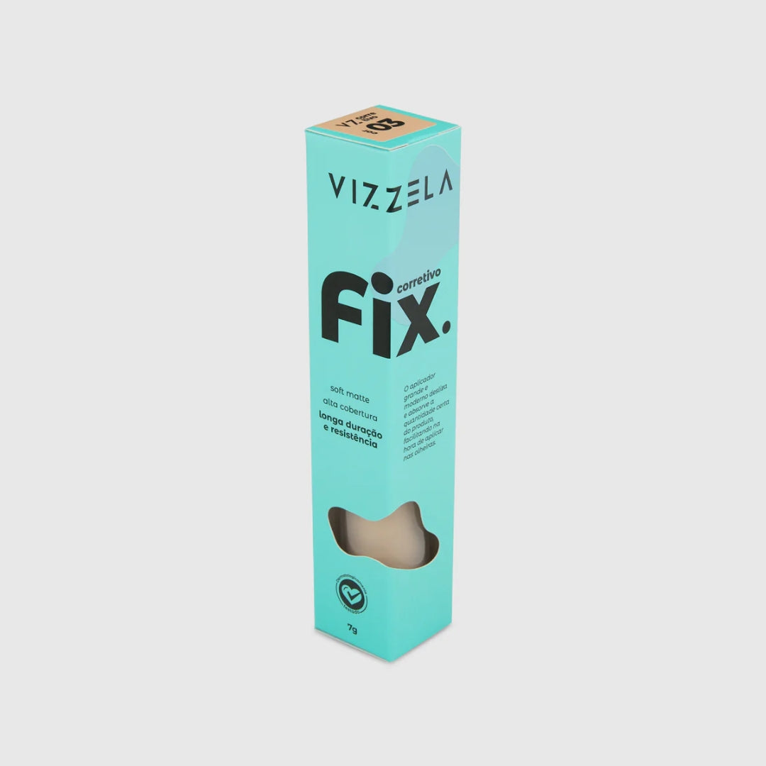 FIX Liquid Concealer Eye Makeup Skin Tone 3 Vizzela 7g
