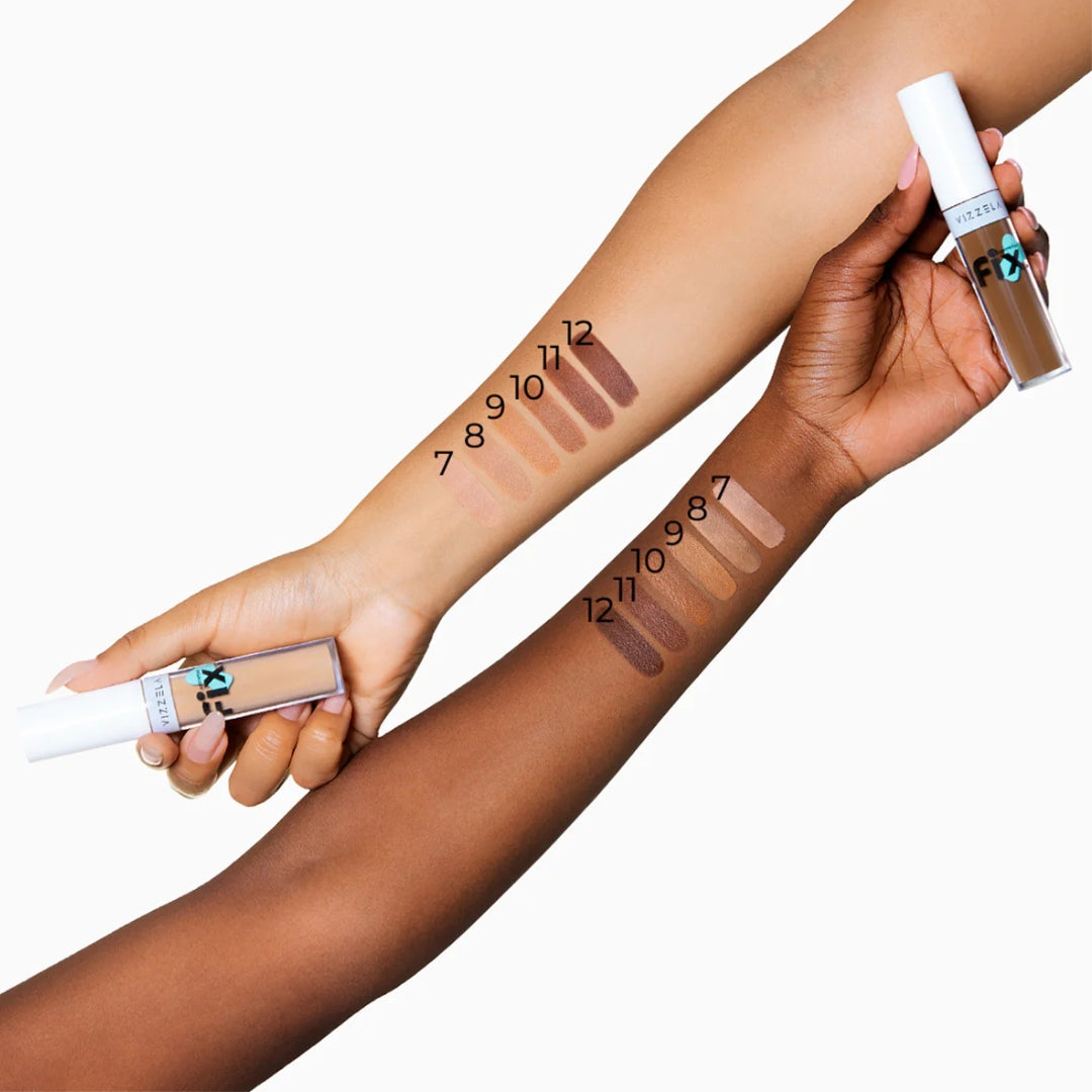 FIX Liquid Concealer Eye Makeup Skin Tone 7 Vizzela 7g