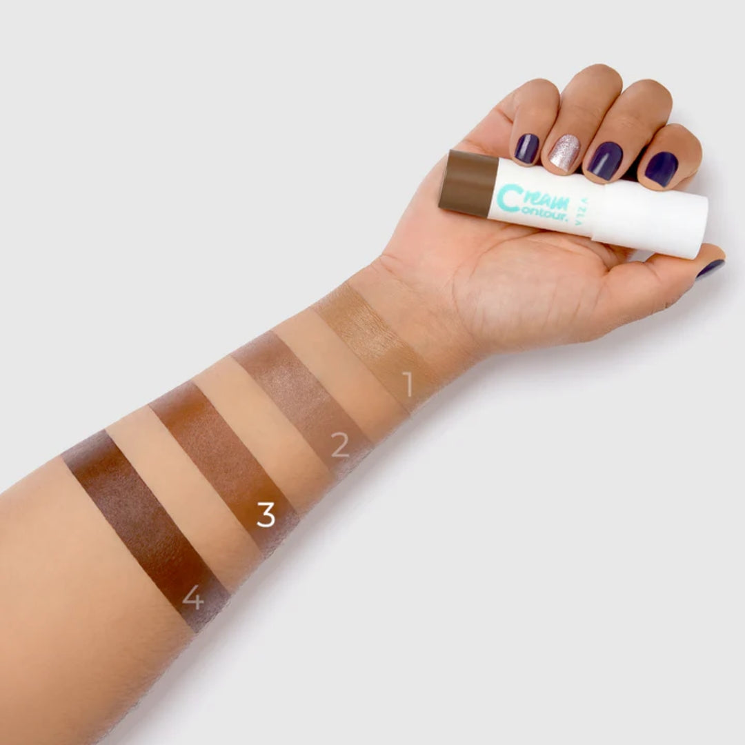 Cream Contour Stick Contour 3 Facial Skin Cover Makeup Vizzela 7g