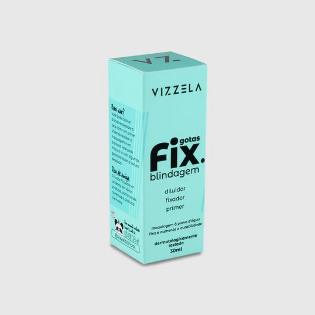 FIX Drops Blindagem Makeup Skin Shielding Waterproof Diluter 30ml Vizzela