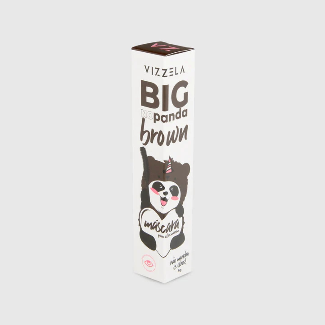 Big No Panda Brown Eye Makeup Mascara Volume Definition Vizzela 5g