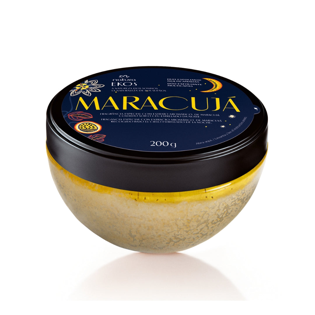 Ekos Passion Fruit Multilayer Exfoliating Duo Natureza dos Sonhos 200g Natura