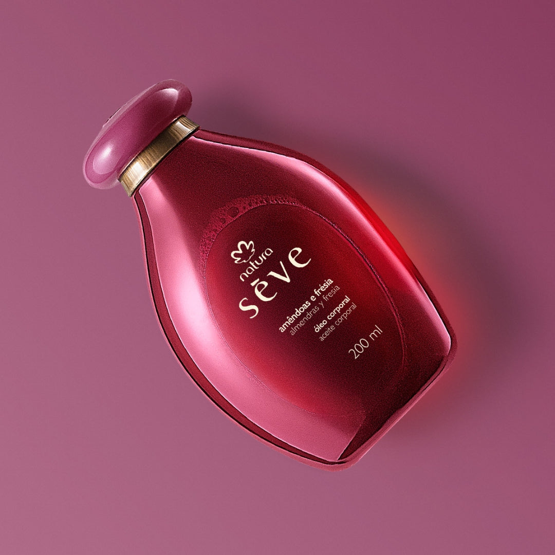 Sève Almond Freesia Deodorant Body Oil 200ml Natura Daily Skin Care