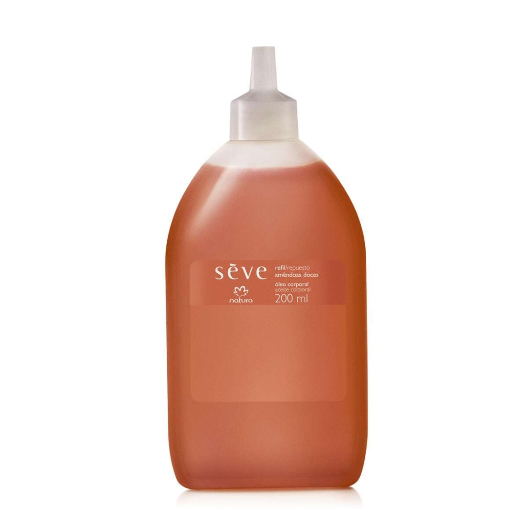 Sève Sweet Almond Deodorant Body Oil Refill 200ml Natura Daily Skin Care