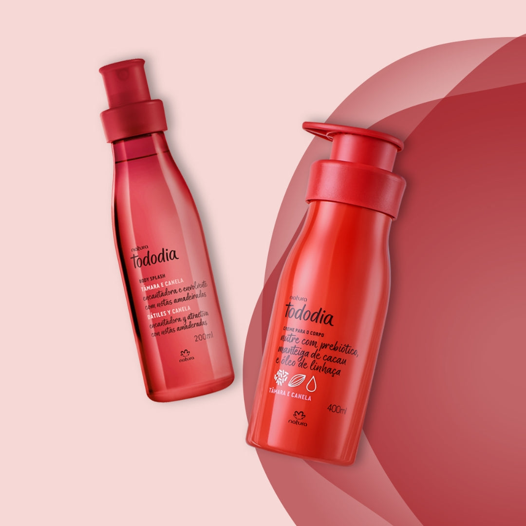 Todo Dia Tamara Cinnamon Moisturizer Body Splash Kit Natura Daily Skin Care
