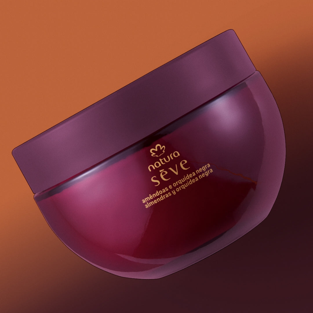 Sève Almond Black Orchid Scented Body Deodorant Cream 200g Natura Skin Care