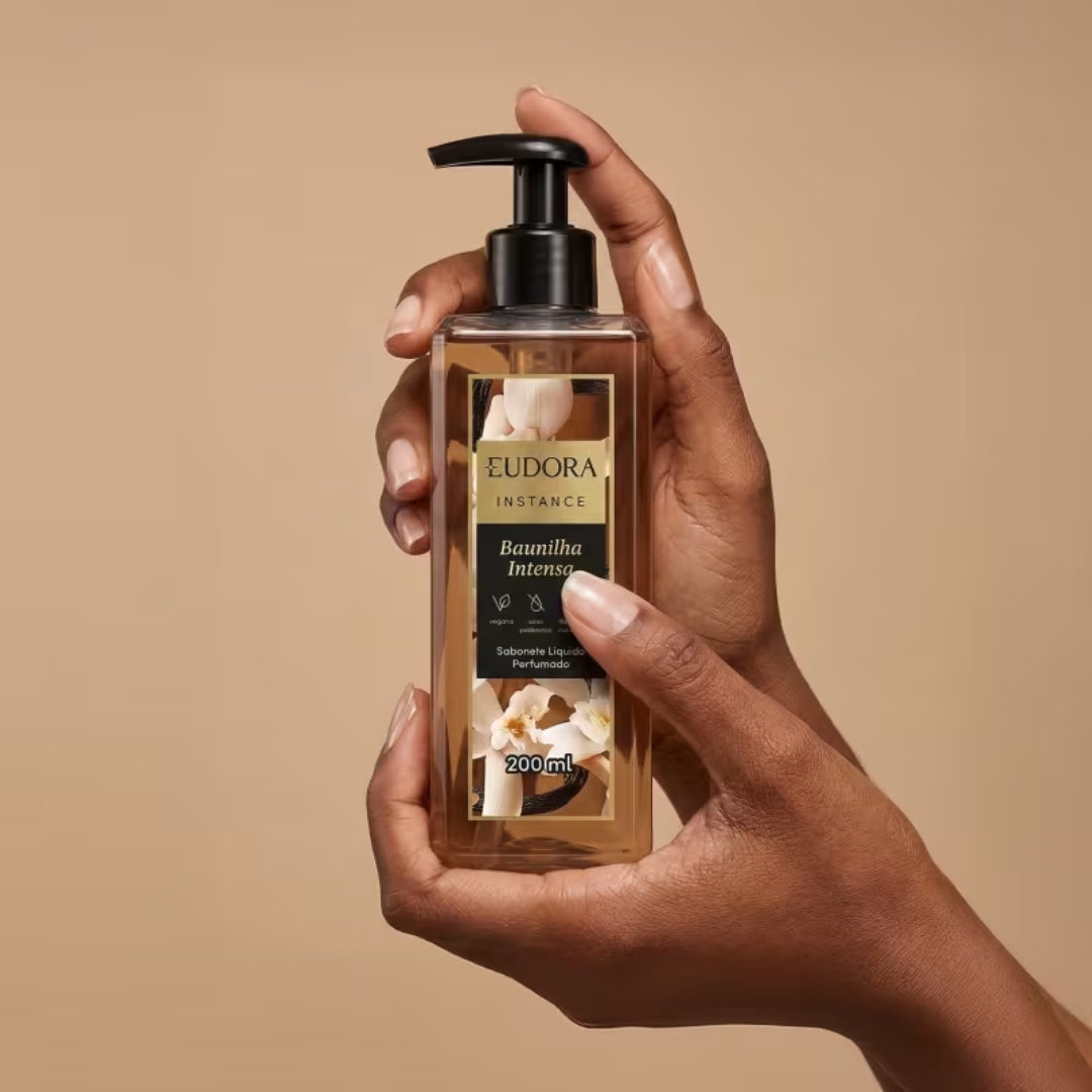 Eudora Instance Intense Vanilla Liquid Soap Cleanse Skin Care 200ml Eudora