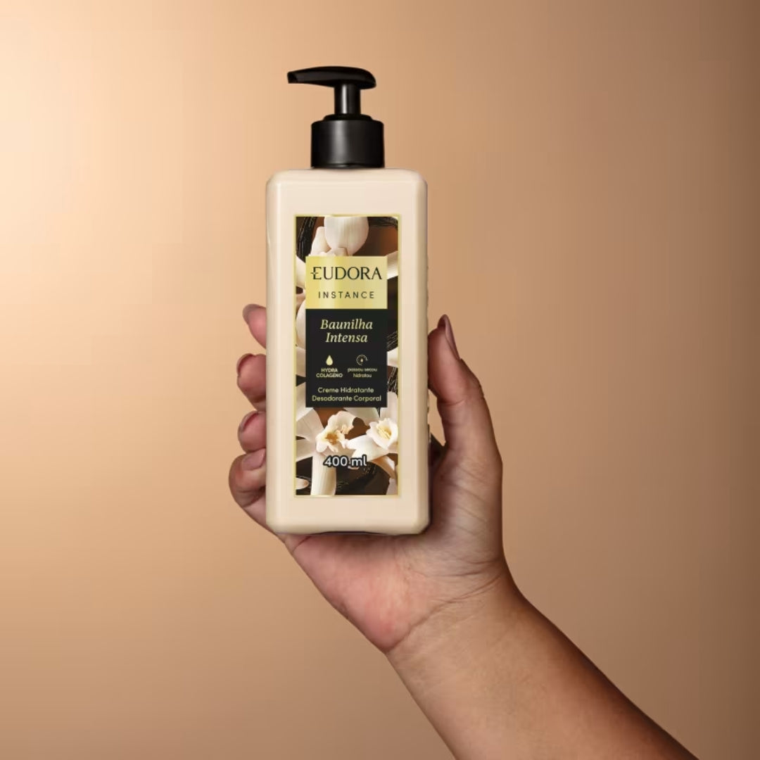 Instance Intense Vanilla Body Lotion 48h Hydration Skin Care 400ml Eudora