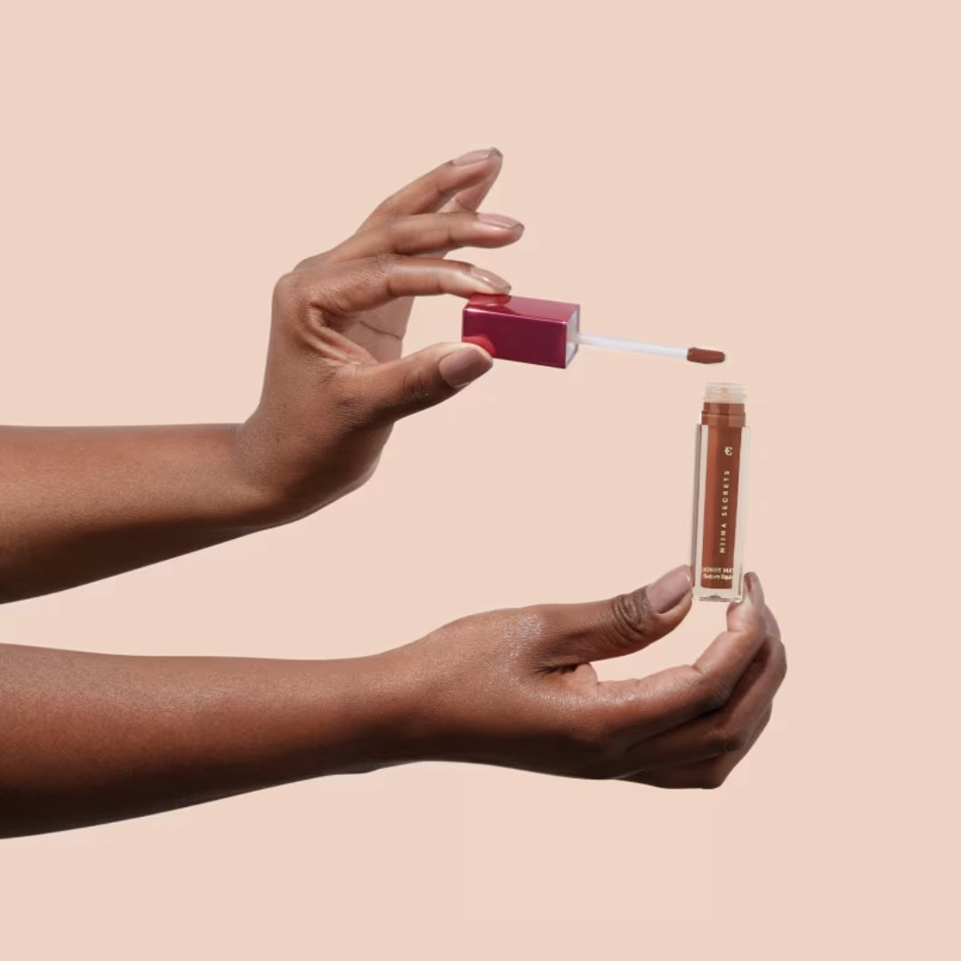 Niina Secrets Skinny Matte Liquid Lipstick Begonia Brown 5ml Eudora