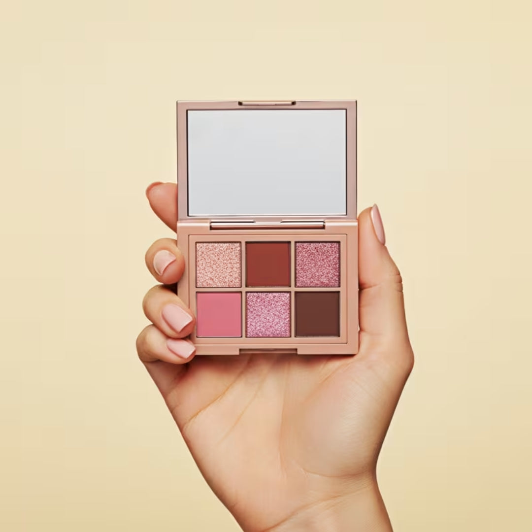 Niina Secrets Rosé Shine Eyeshadow Pink Palette Matte & Shimmer Eudora