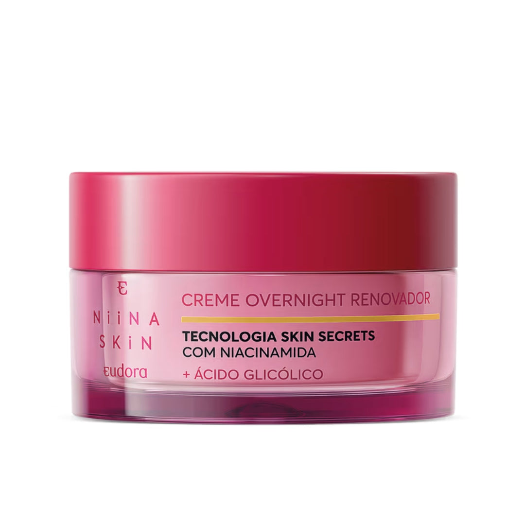 Niina Secrets Skin Overnight Renewing Cream Glycolic Acid 45g Eudora