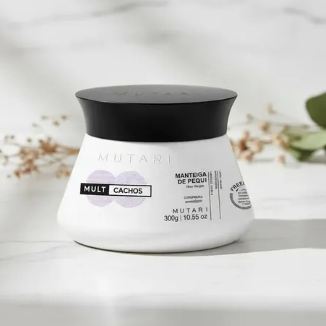 Pequi Butter Curl Defining Hair Mask Anti-Frizz Deep Moisture 300g Mutari