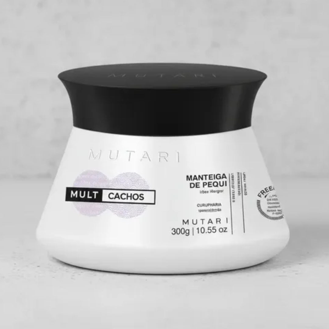 Pequi Butter Curl Defining Hair Mask Anti-Frizz Deep Moisture 300g Mutari