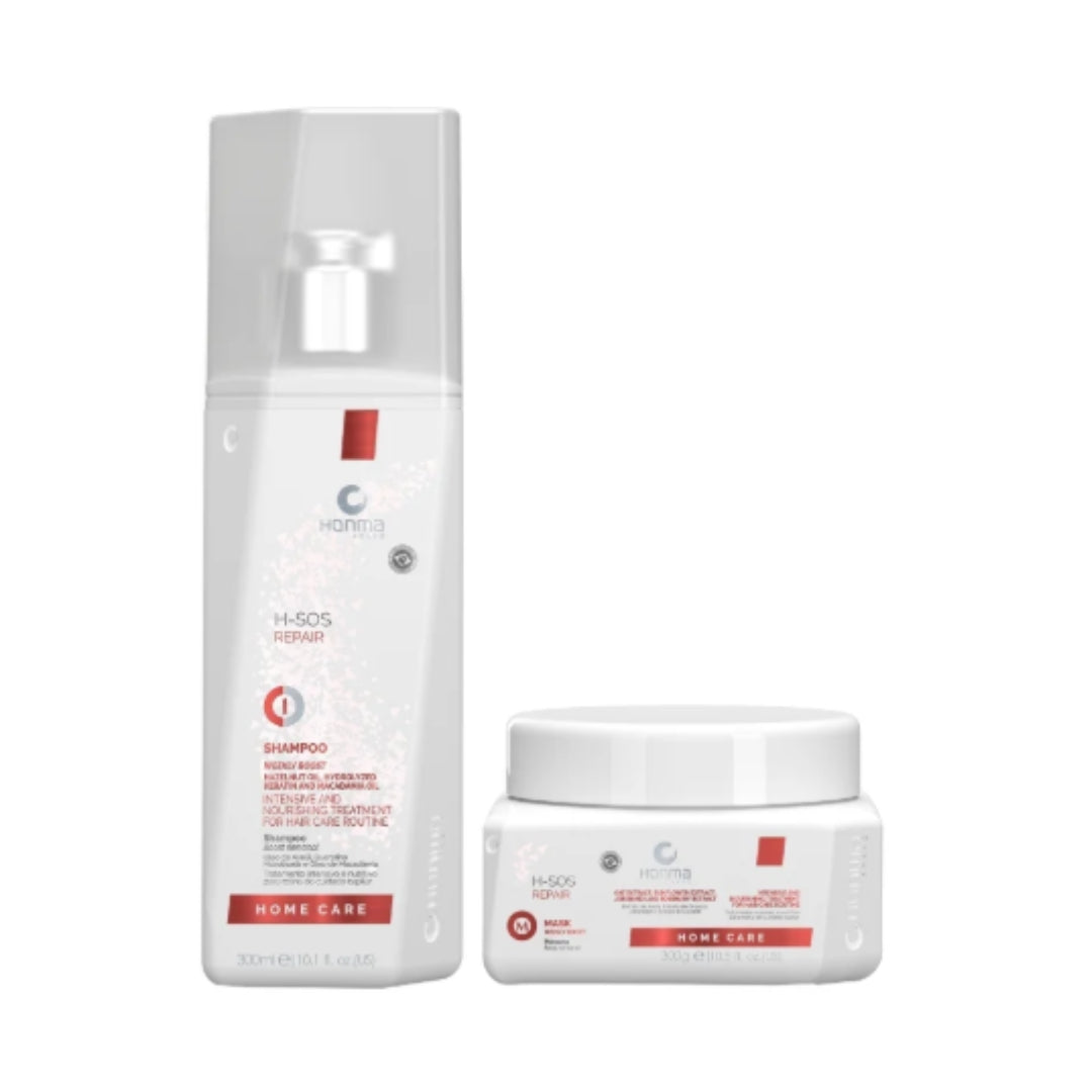 H-SOS Repair Intensive Nourishing Treatment Kit Home Care Set Honma Tokyo