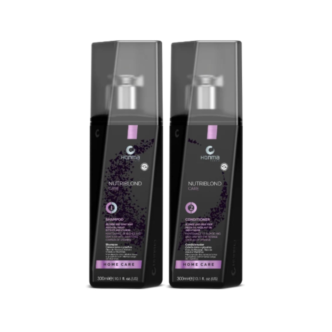 Nutriblond Care Blonde & Silver Color Care Kit Home Care Set Honma Tokyo