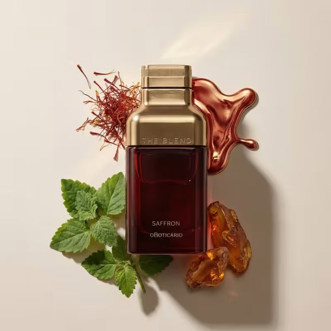 The Blend Amber Saffron Eau De Parfum Luxury Arabic Fragrance 100ml o Boticário