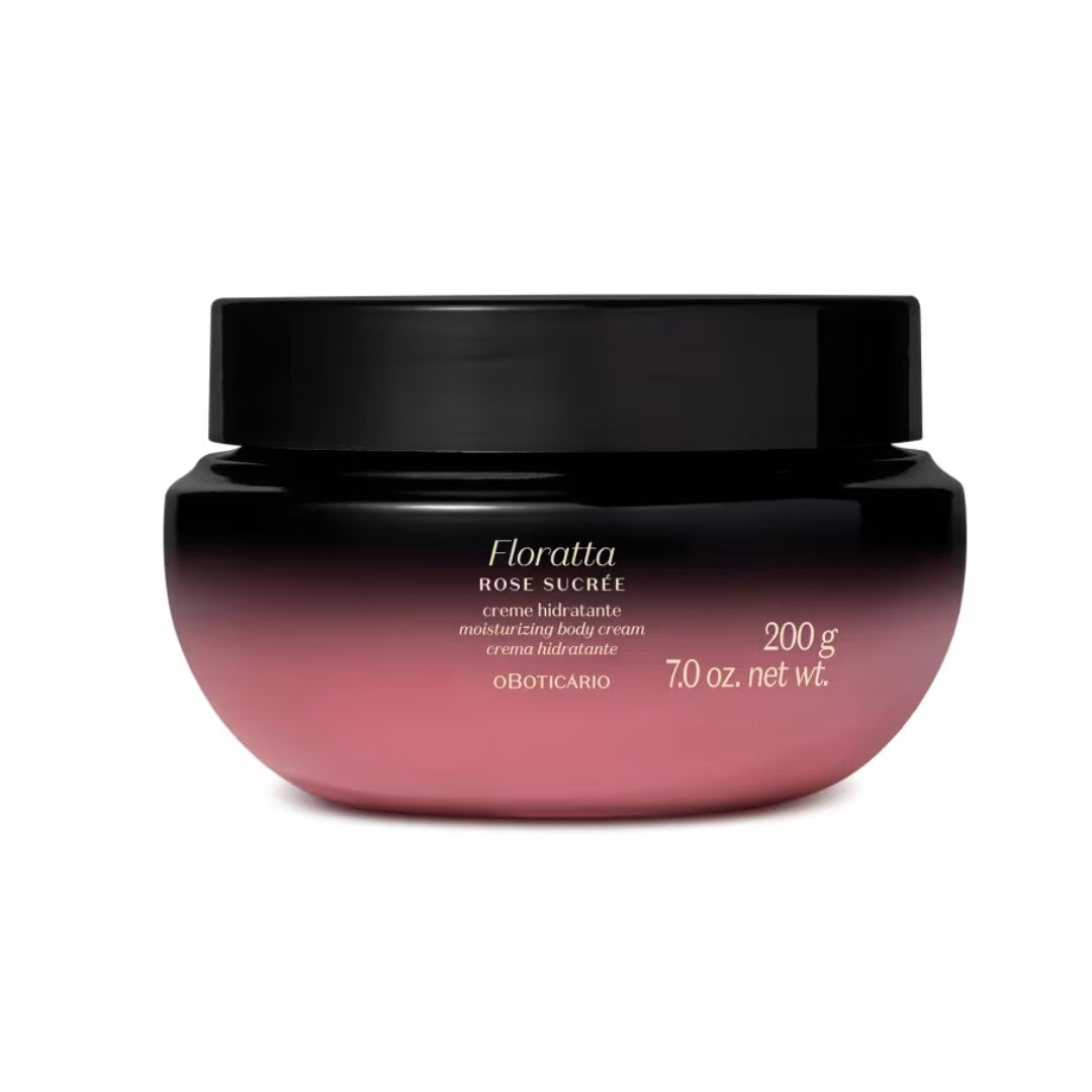 Floratta Rose Sucrée Body Cream Amber Moisturizing Lotion 200g o Boticário