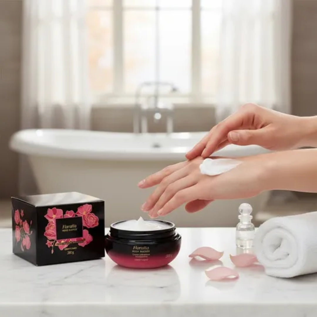 Floratta Rose Sucrée Body Cream Amber Moisturizing Lotion 200g o Boticário