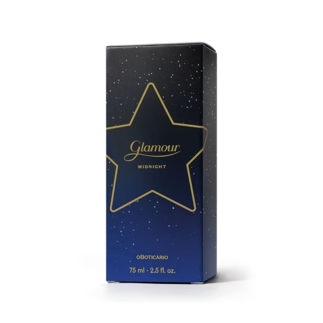 Glamour Midnight Cologne Oriental Gourmand Perfume 75ml o Boticário