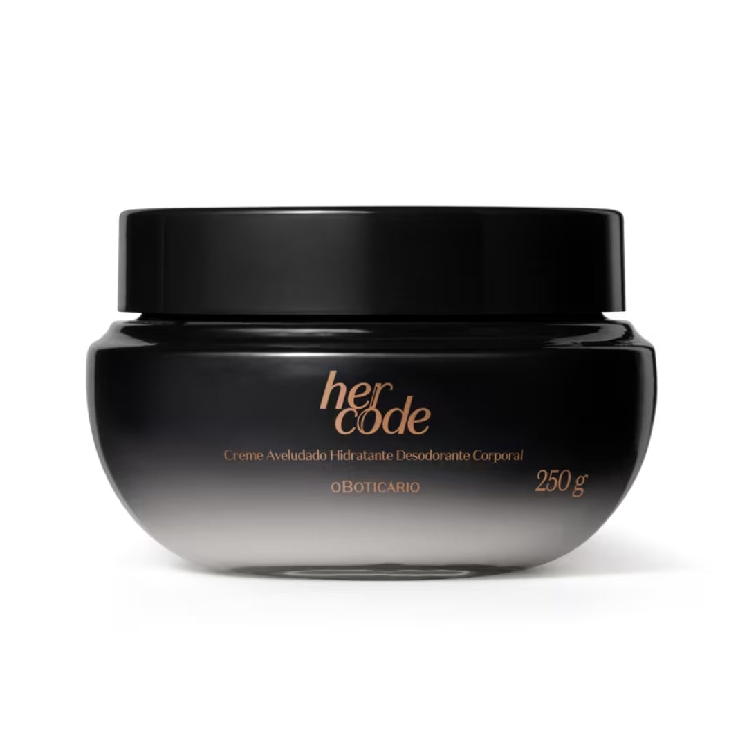 Her Code Body Cream Moisturizing Lotion Red Fruits Jasmine 250g o Boticário