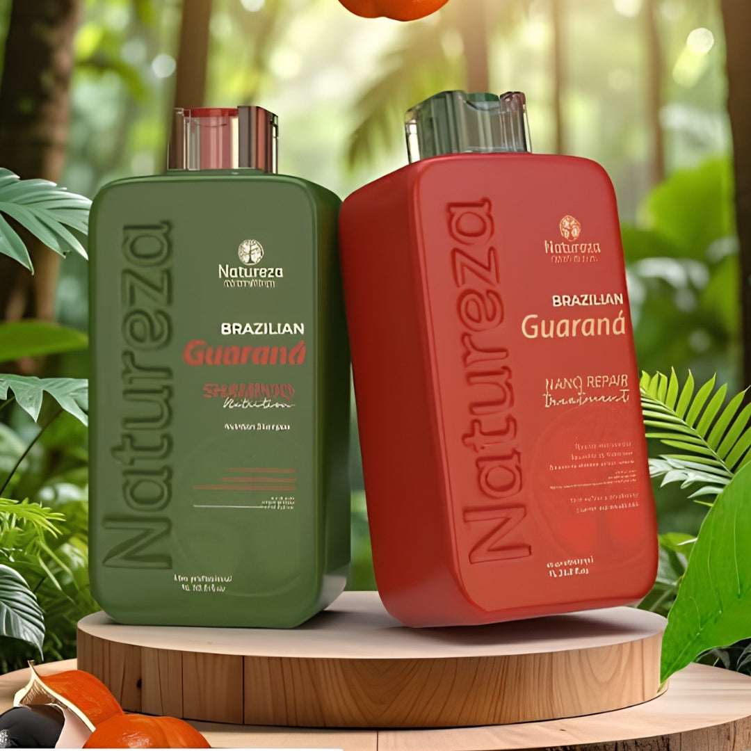 Brazilian Guaraná Nano Repair Hair Treatment Repair Set Natureza Cosmetics