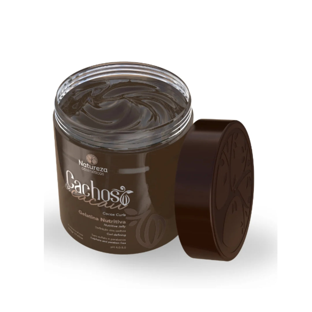 Curly Hair Jelly Curl Styling Gel Cocoa Butter 500g Natureza Cosmetics