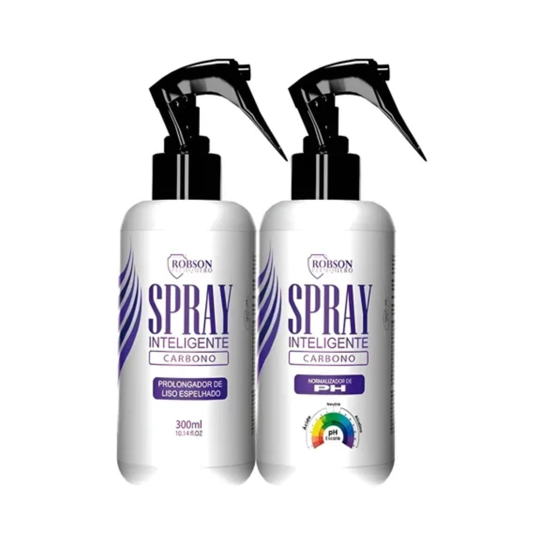 Carbon Smart Hair Spray Shine Straight Hair Treatment Kit Robson Peluquero
