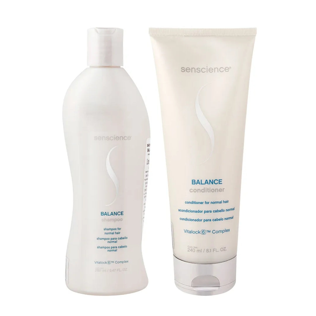 Balance Shampoo & Conditioner Daily Hydrating Hair Care Kit Senscience