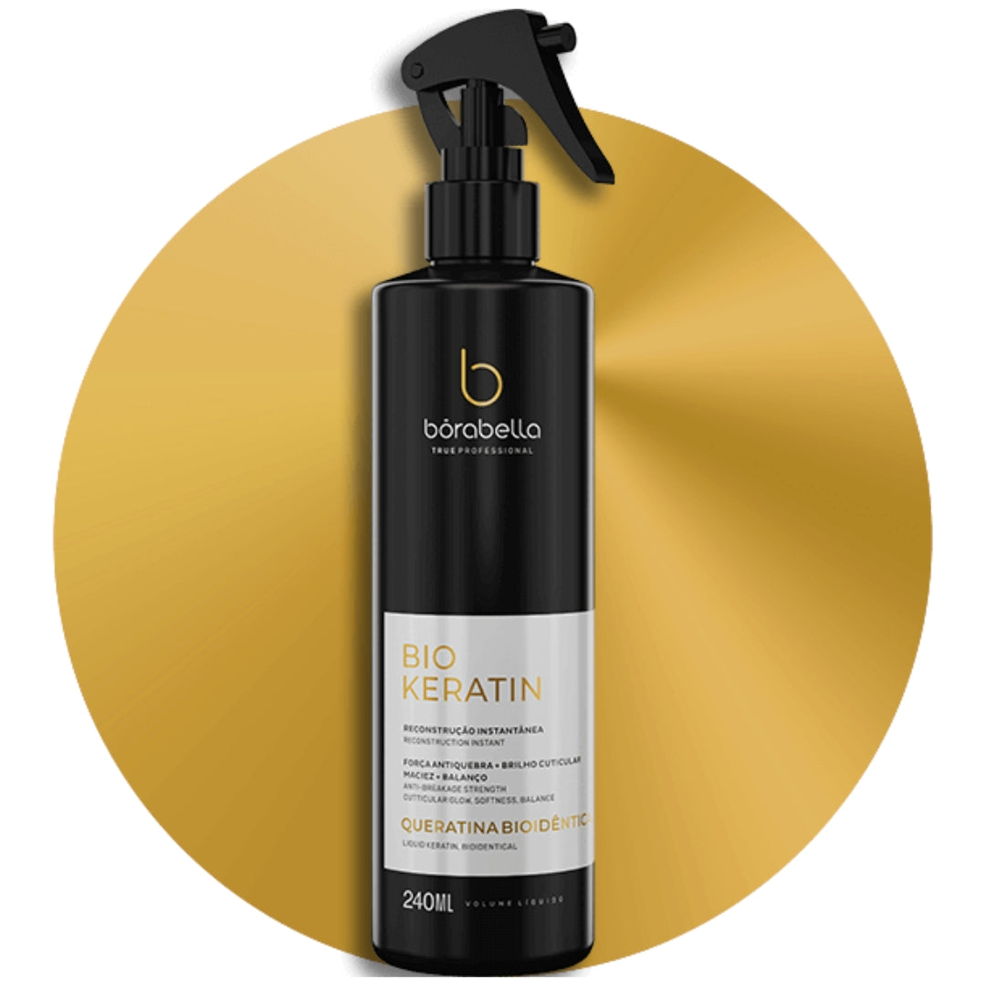 Biokeratin Instant Hair Reconstruction Liquid Keratin 240ml Borabella