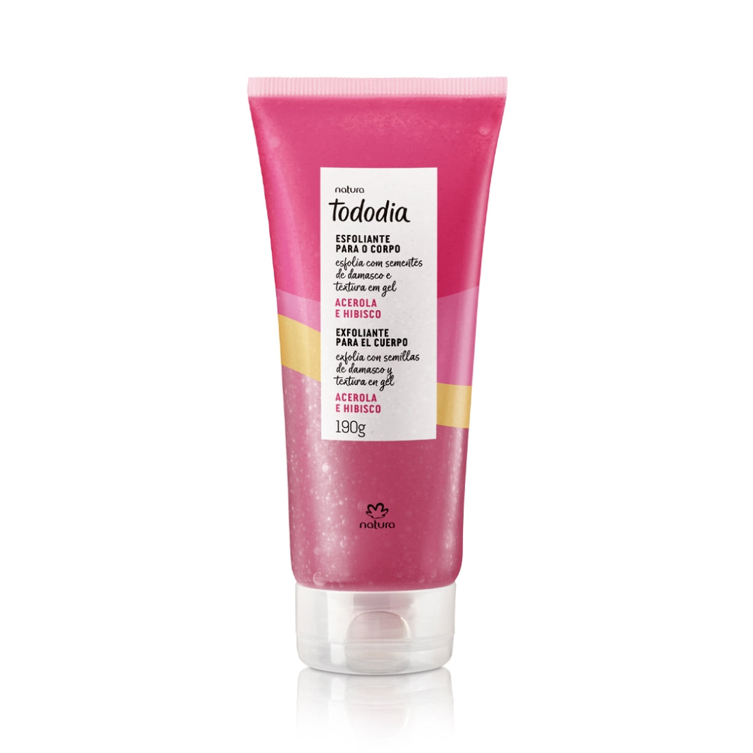 Todo Dia Acerola and Hibiscus Body Scrub 190g Natura Daily Skin Care