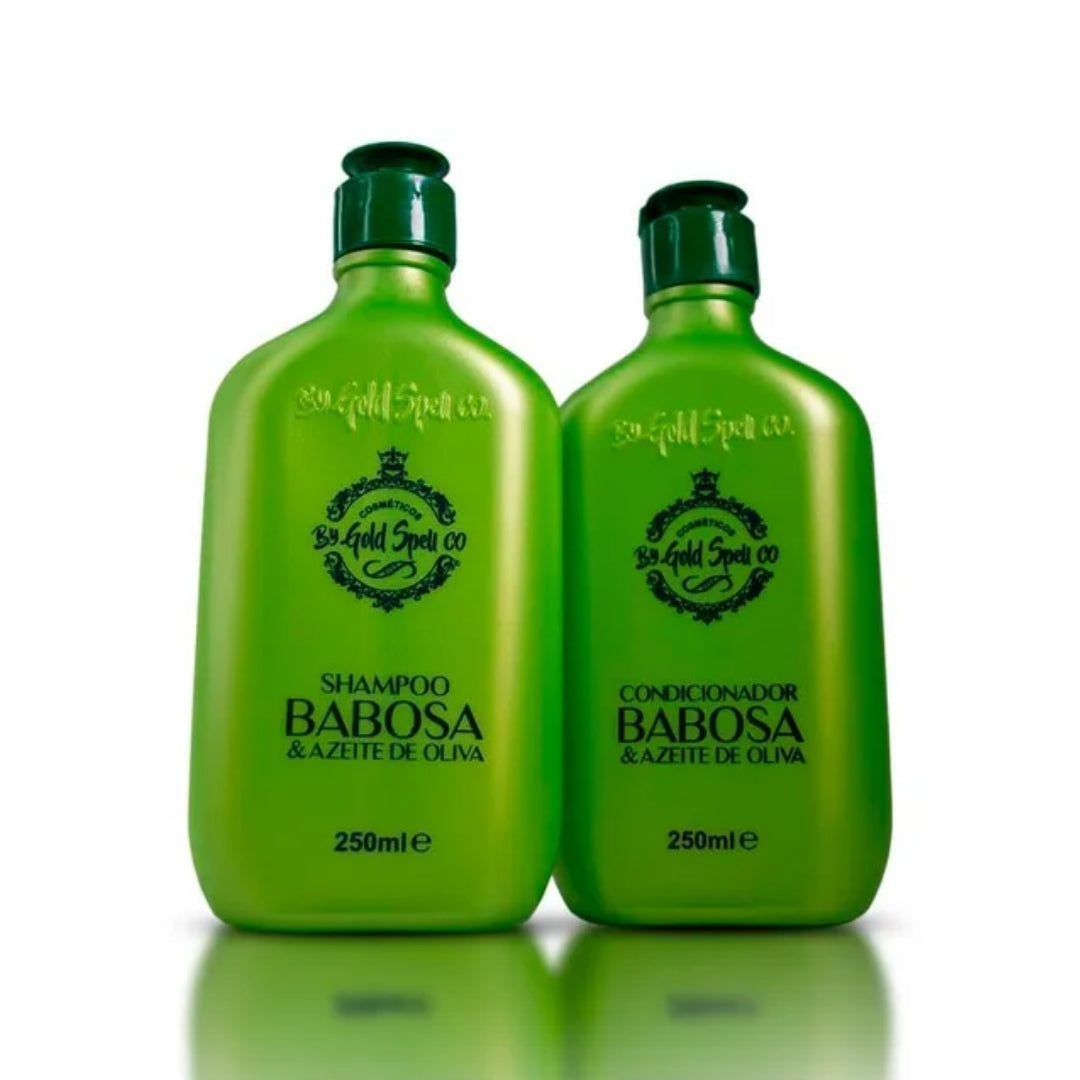 Babosa Azeite de Oliva Aloe Vera Olive Oil Home Care Kit 2x 250ml Everk