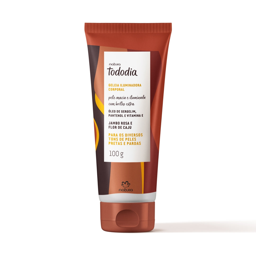 Todo Dia Brightening Deodorant Jelly Rosehip Cashew Flower 100g Natura