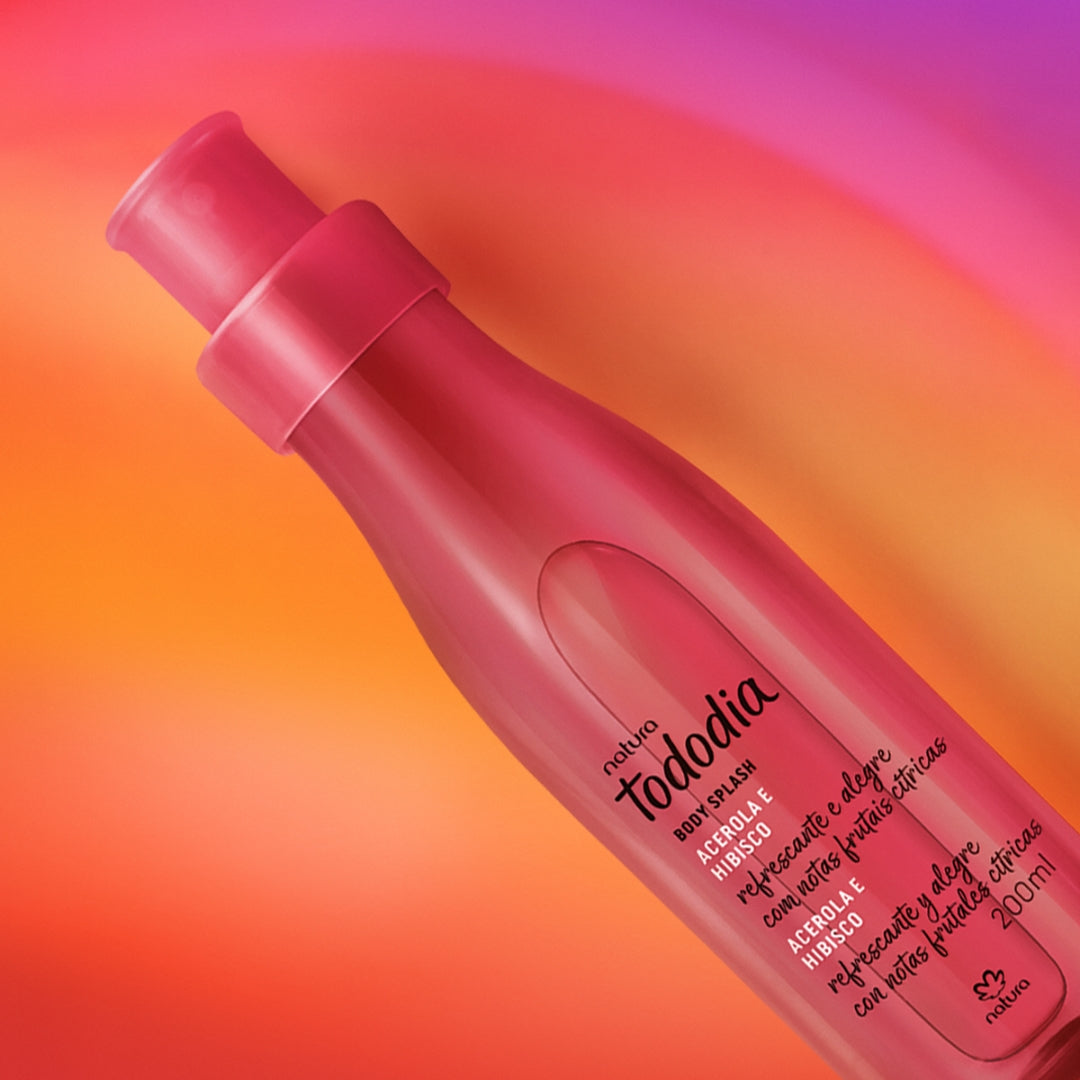 Todo Dia Acerola Hibiscus Body Splash 200ml Natura Fruity Fragance