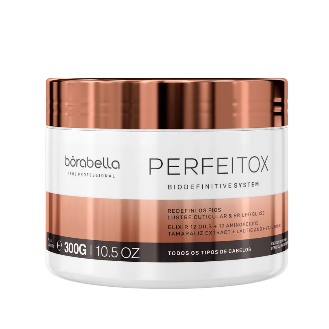 Perfeitox Deep Hair Mask + Perfecta Progressive Brush Kit Borabella